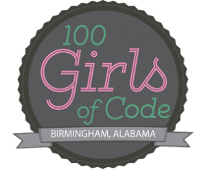 100 Girls of Code logo Birmingham, Alabama