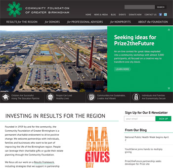 Community Foundation of Greater Birmingham website