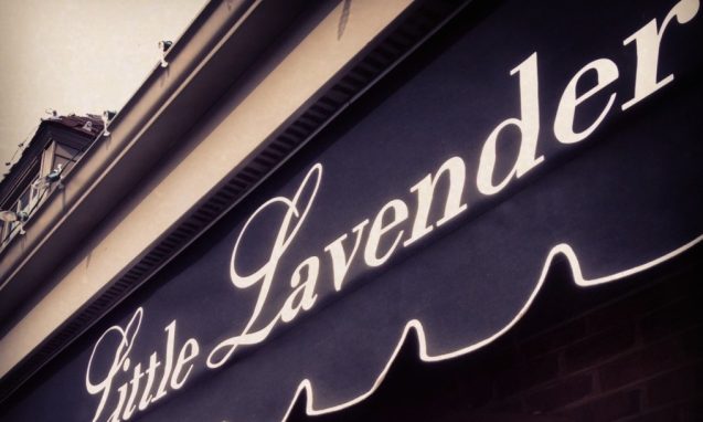 The front sign of "Little Lavender"